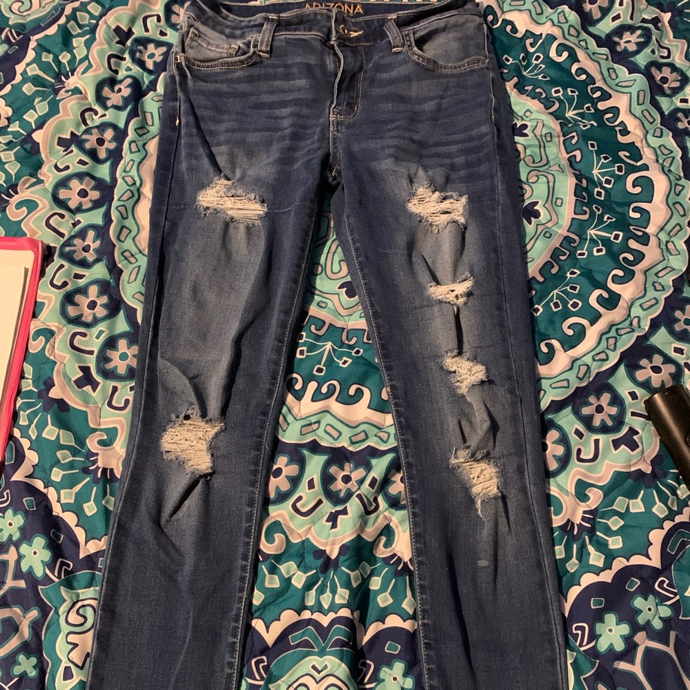 Arizona Jean company ripped jeans